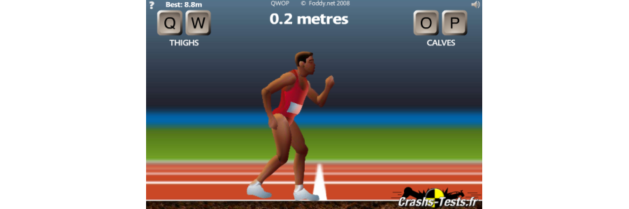 QWOP : rythme et course à pied