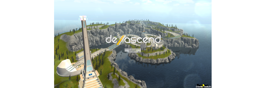 De/Ascend mélange Trackmania et Wipeout