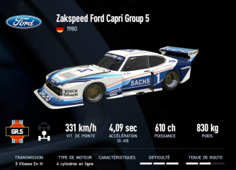 Zakspeed Ford Capri Group 5