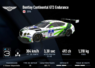 Continental GT3 Endurance (2016)