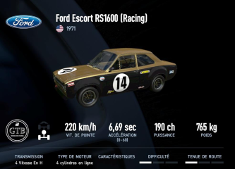 Escort RS1600 (Racing)