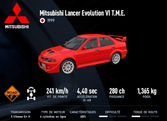 Lancer Evolution VI T.M.E.