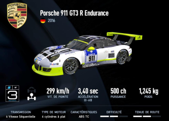 911 GT3 R Endurance 2016