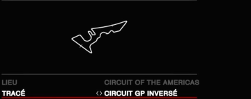 Circuit of the Americas GP Inversé